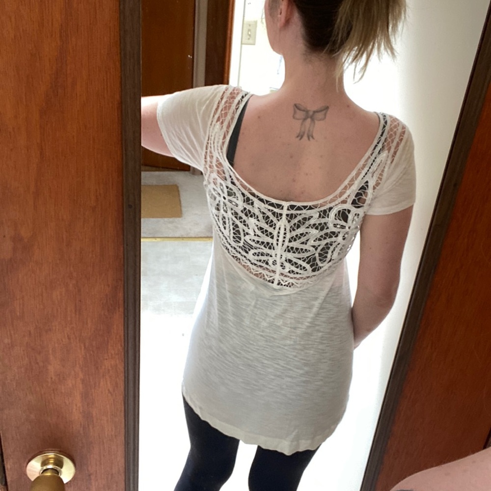 Express • Open-back Crochet High Low Tunic